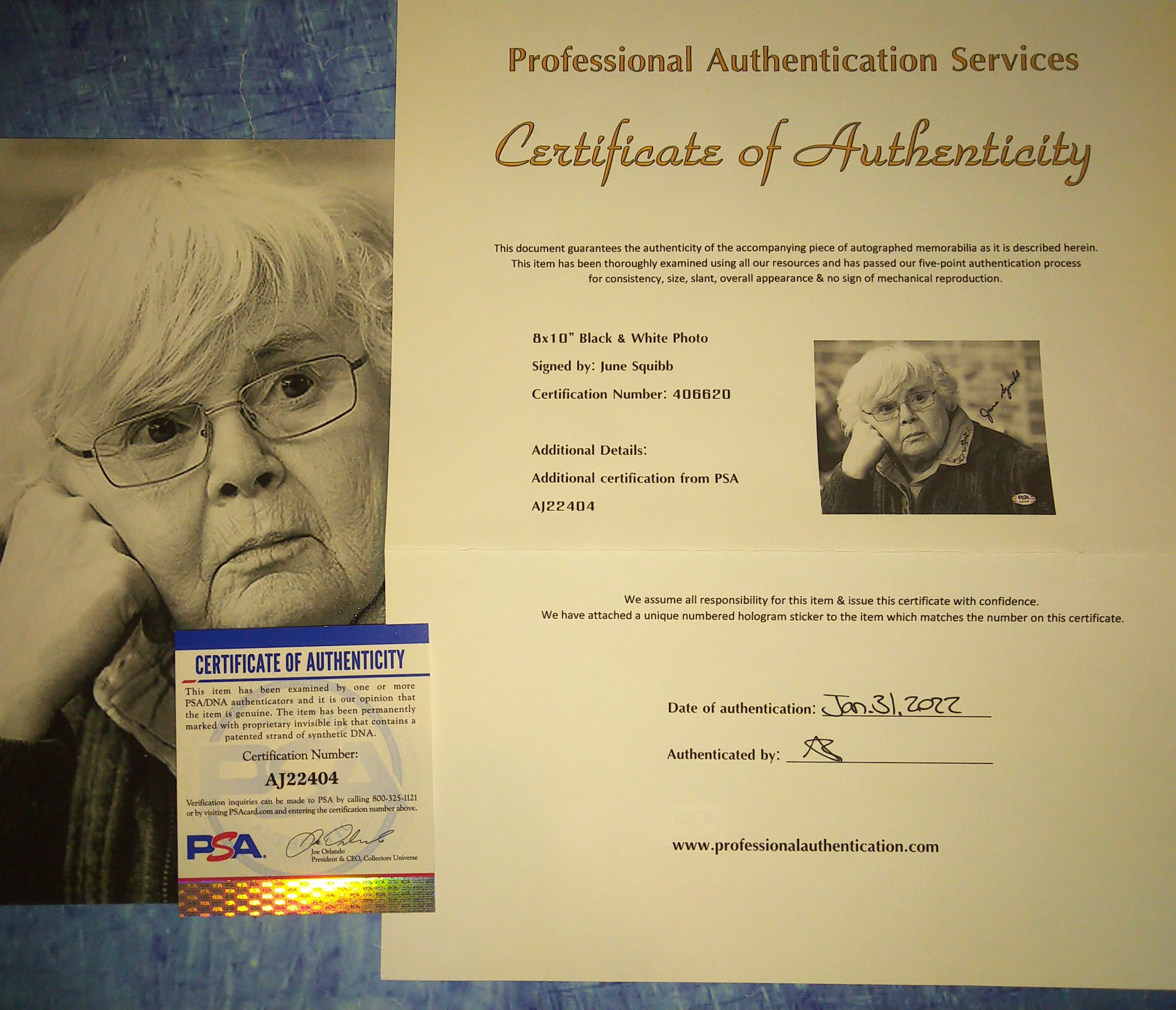 June Squibb Hand Signed Autograph 8x10 Photo COA