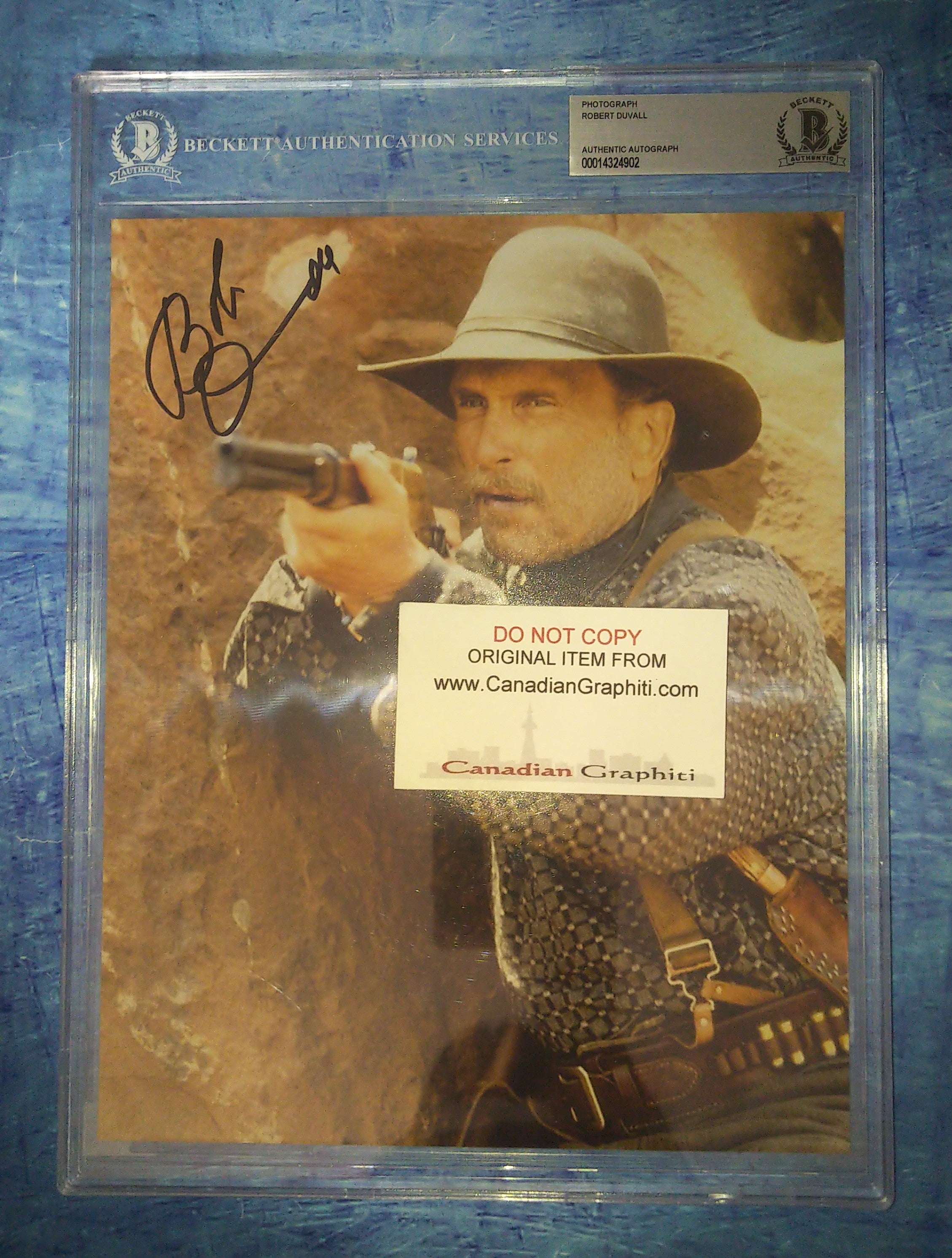 Robert Duvall Hand Signed Autograph 8x10 Photo BAS COA