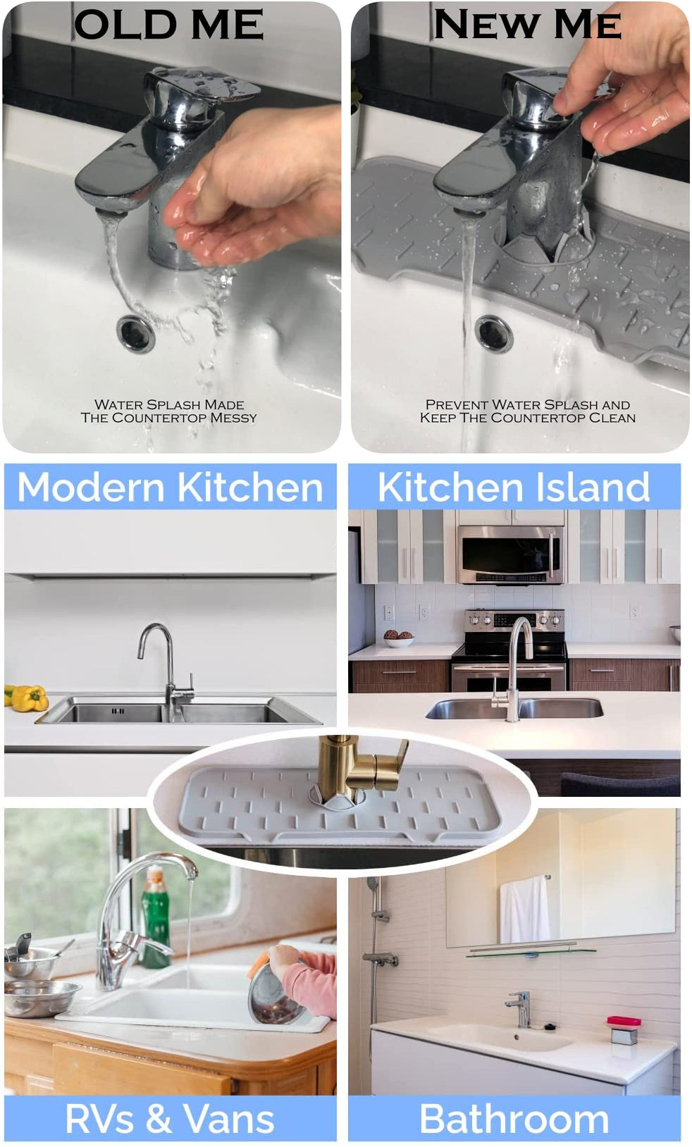Faucet mat