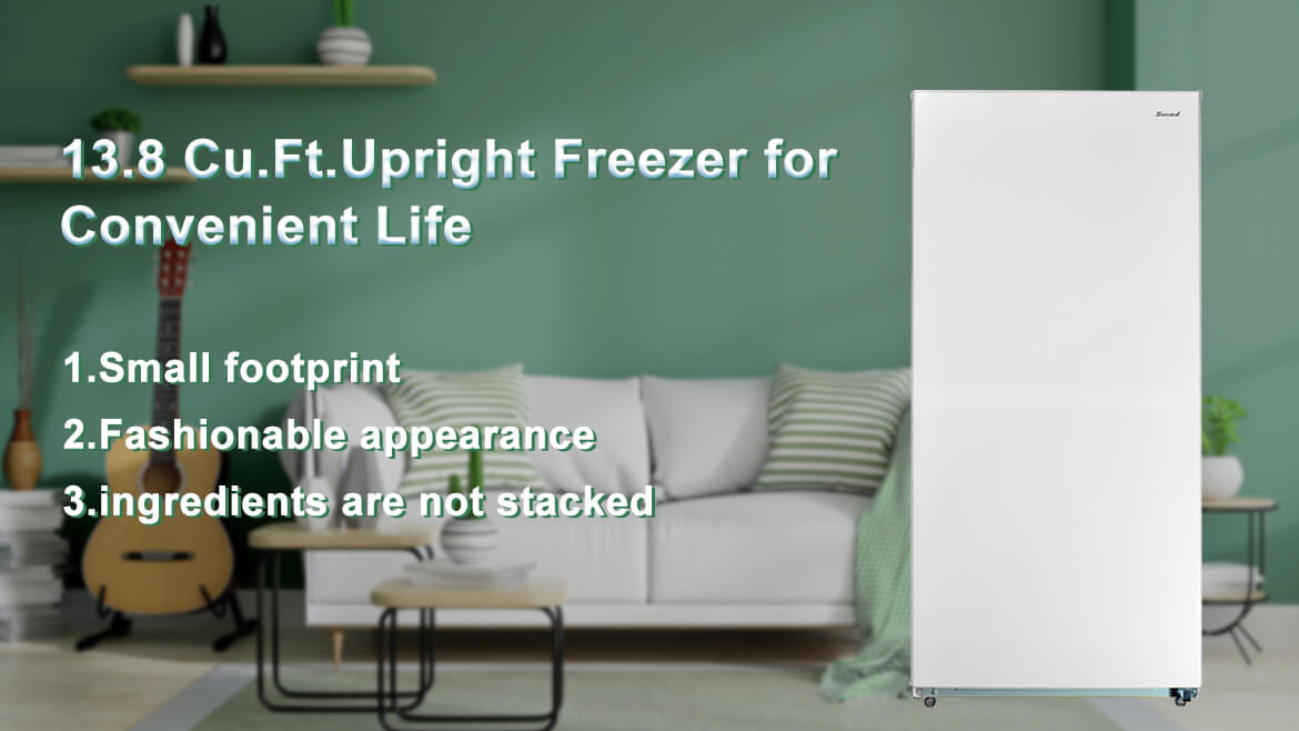  Smad Appliances - 13.8 Cu.Ft.Upright Freezer for Convenient Life