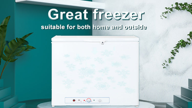 SMAD gas white fridge freezer