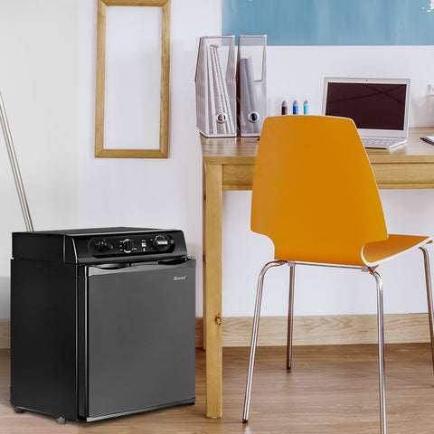 no noise gas electric fridge