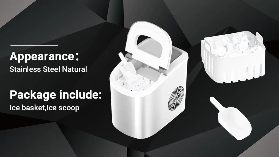 Smad appliances - Appearance: Stainless Steel Natural, Package Includes: Ice Basket, Ice Scoop.