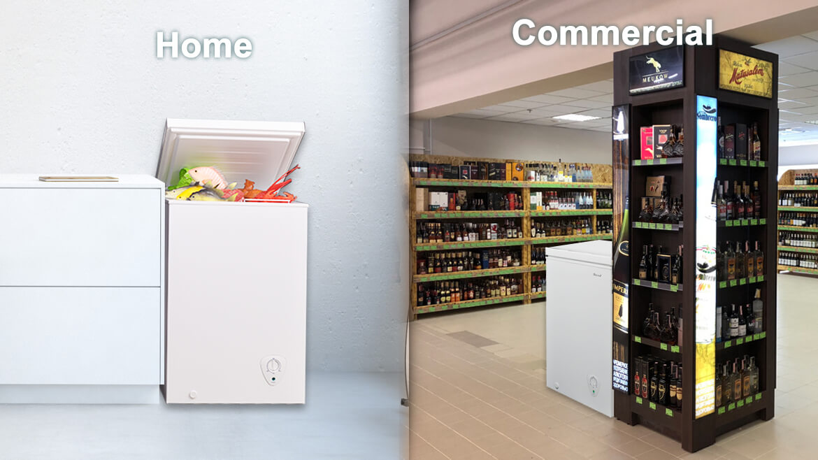 Smad appliances freezer - suitable for both home and commercial use