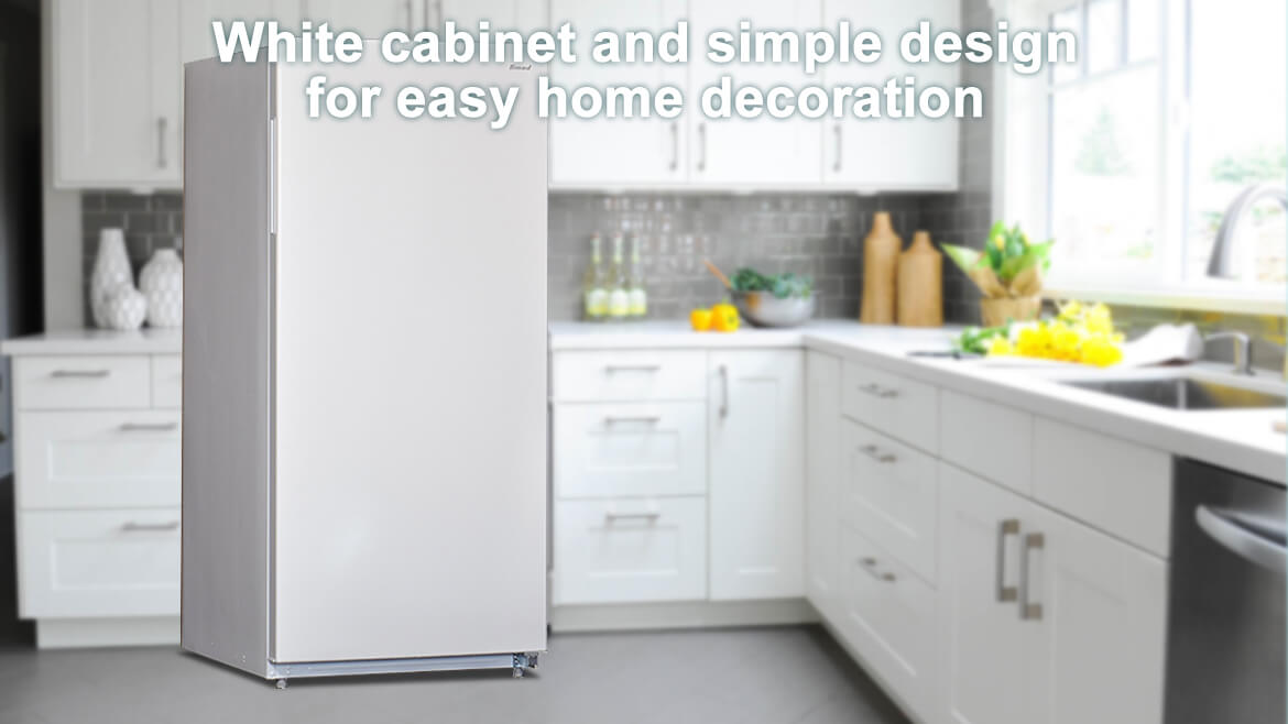Simple and elegant Smad Appliances freezer - White cabinet and simple design for easy home decoration