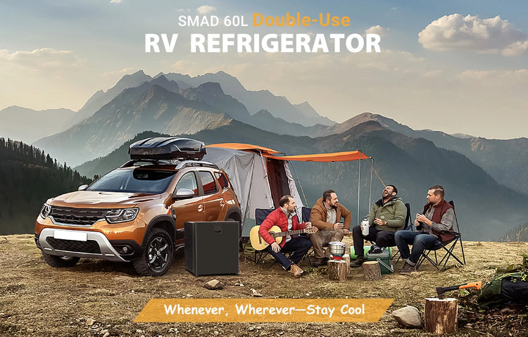 SMAD 12v fridges for car, compact and portable