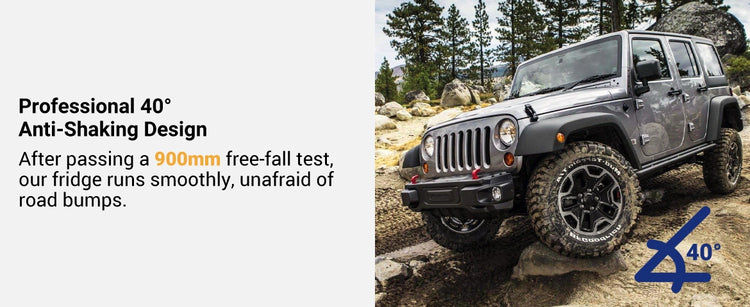 SMAD camping and caravans Refrigerator with40° anti-shaking design