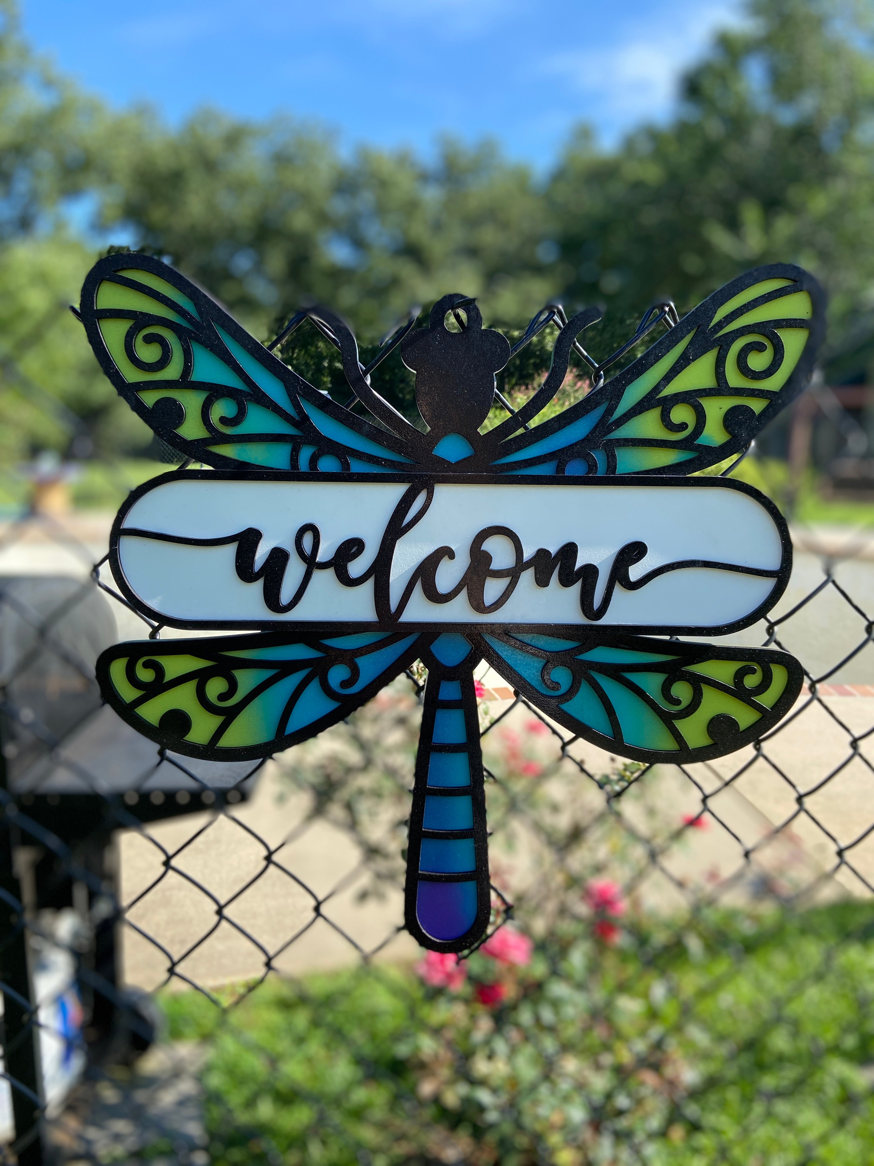 Door Hanger- Dragon Fly