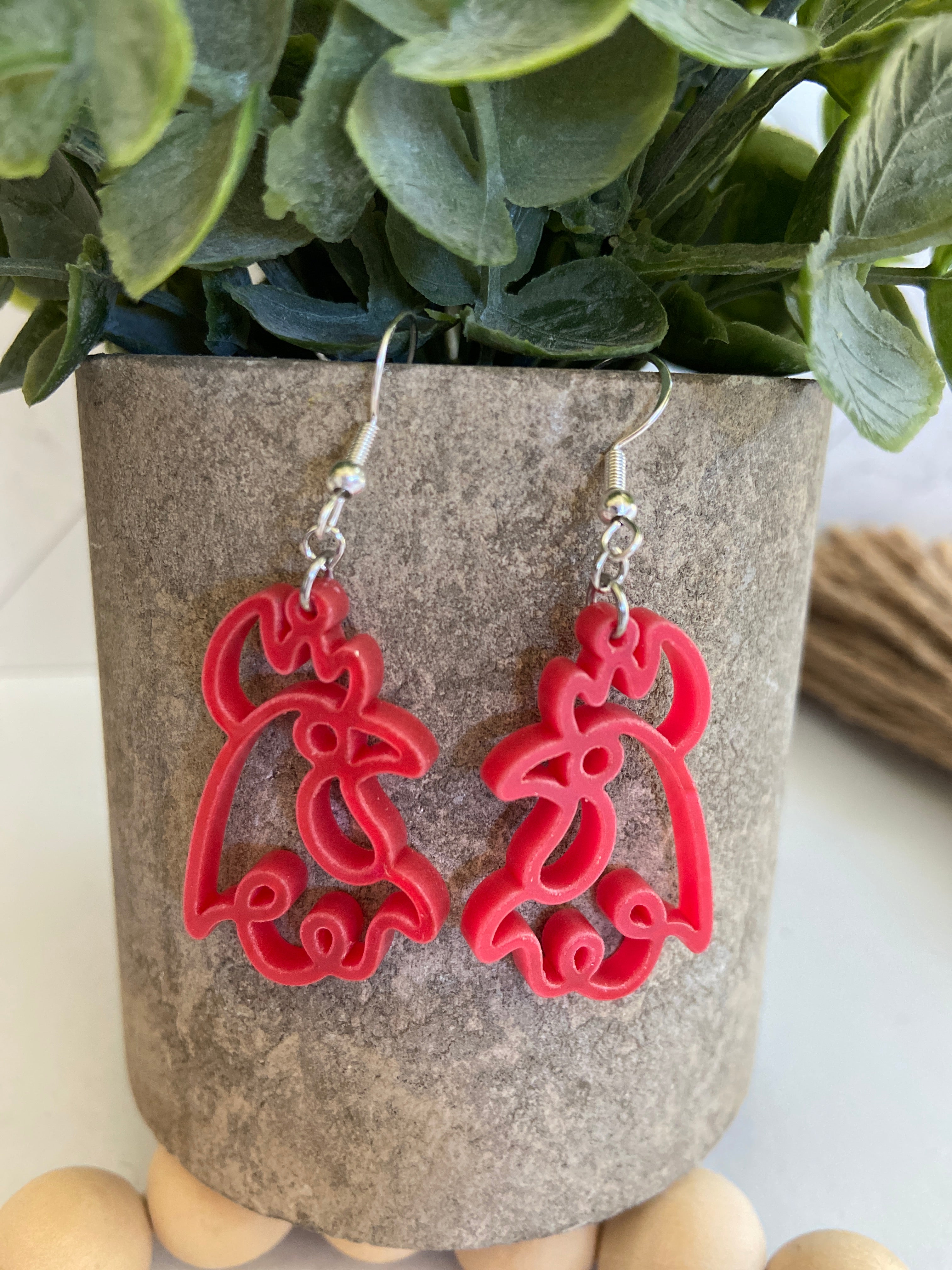 Rooster Earrings