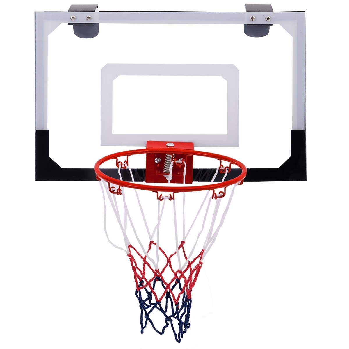 Over-The-Door Mini Basketball Hoop Includes Basketball & Hand Pump Indoor Sports