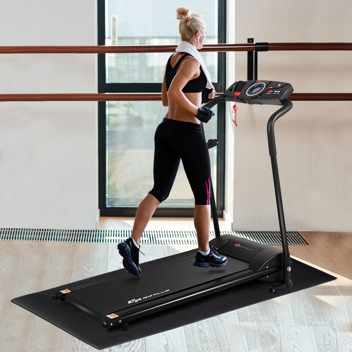 Thicken Treadmill Mat for Hardwood Floors High Density Waterproof PVC