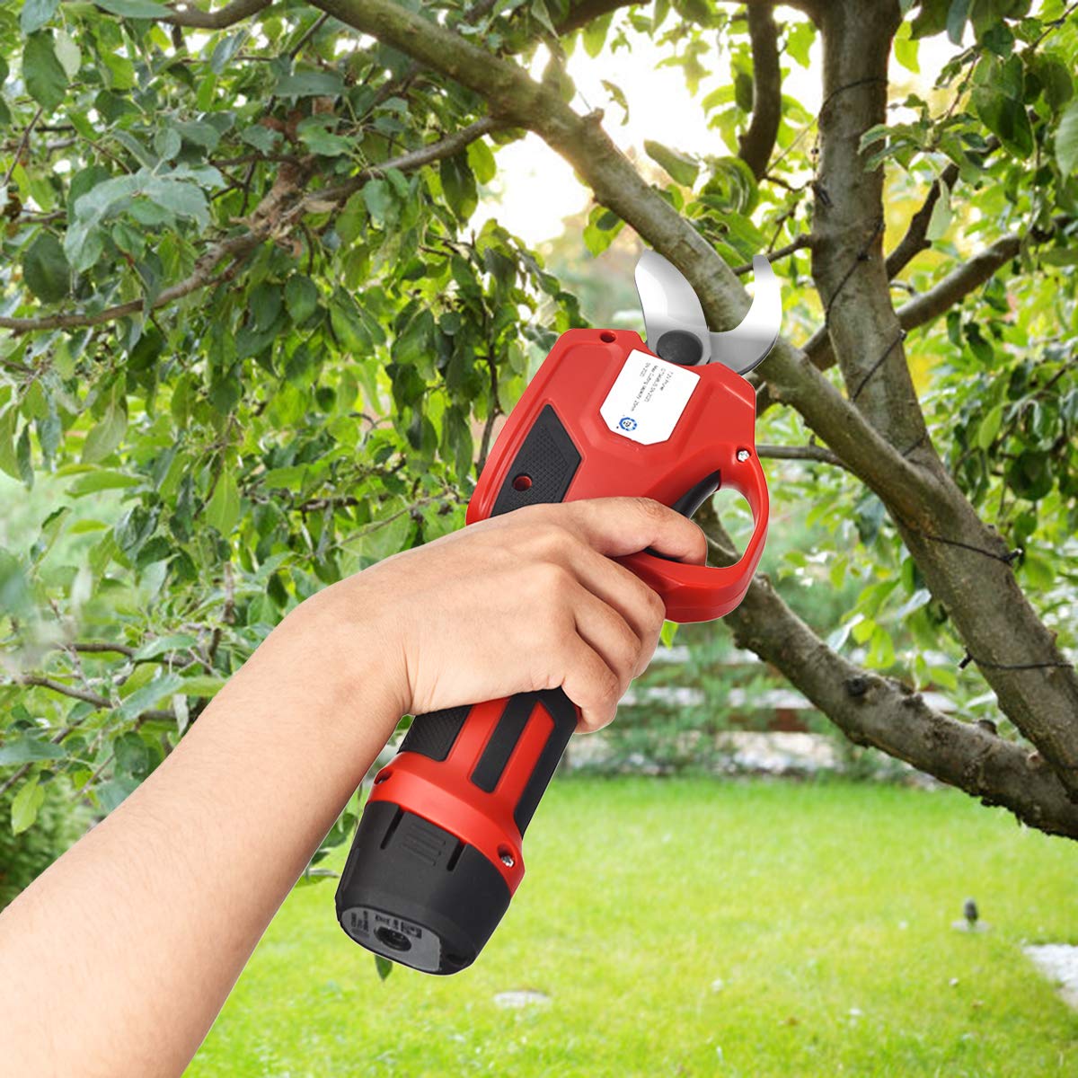 Professional Cordless Electric Pruning Shears, Tree Branch Flower Bushes Trimmer