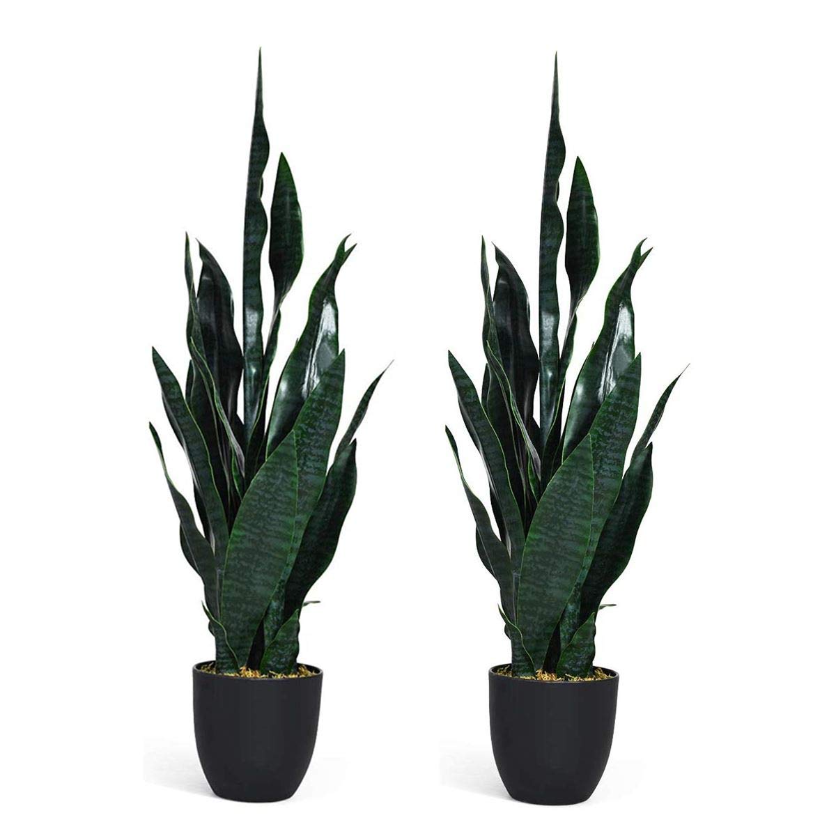 Goplus Fake Snake Plant, 2 Pack 36