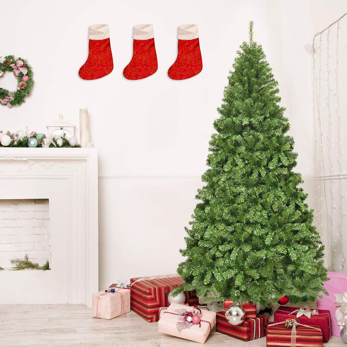 Goplus 7.5 Ft Artificial Christmas Tree