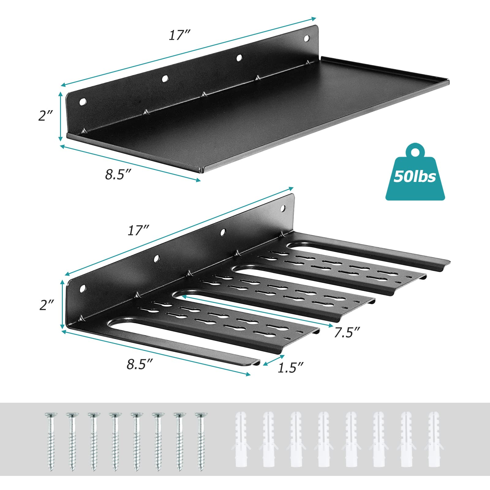 Goplus Electric Drill Holder, Wall Mounted Power Tool Organizer