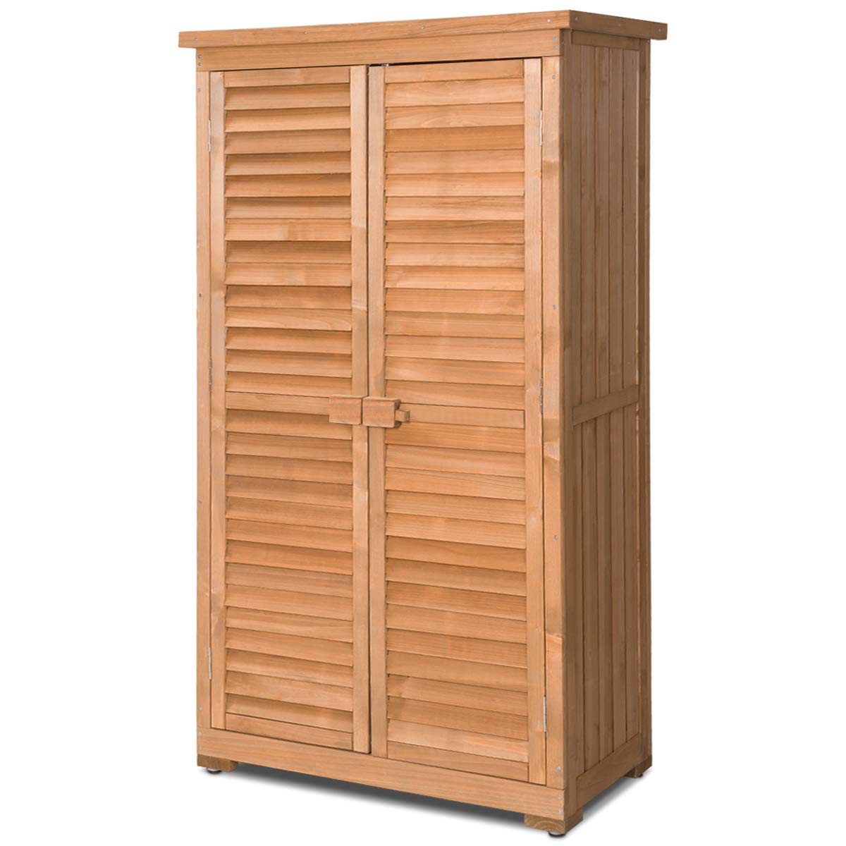 Goplus Outdoor Storage Cabinet