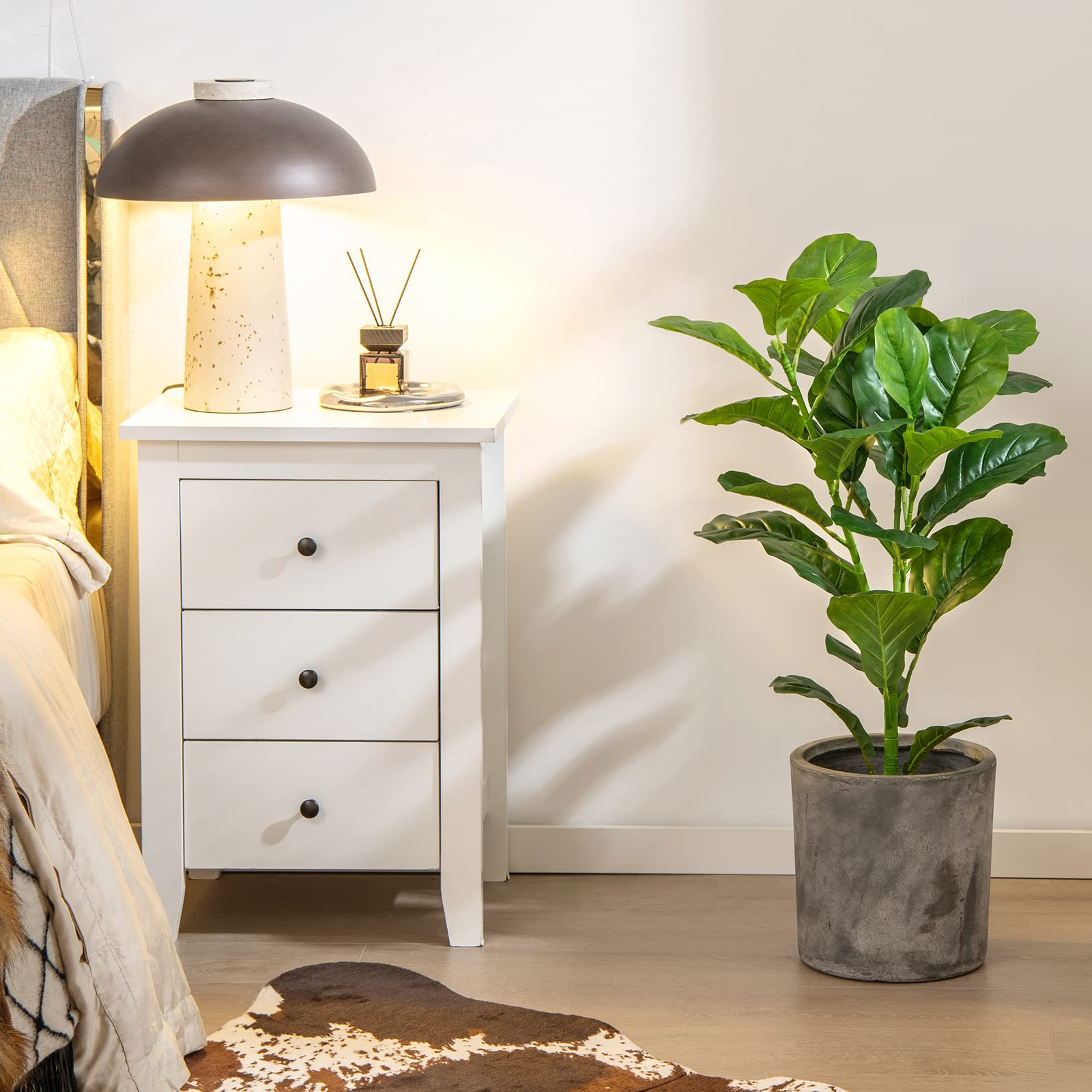 Goplus Fake Fiddle Leaf Fig Tree