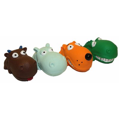 Multipet Squeakables Mini Latex Assorted Animals 1ct