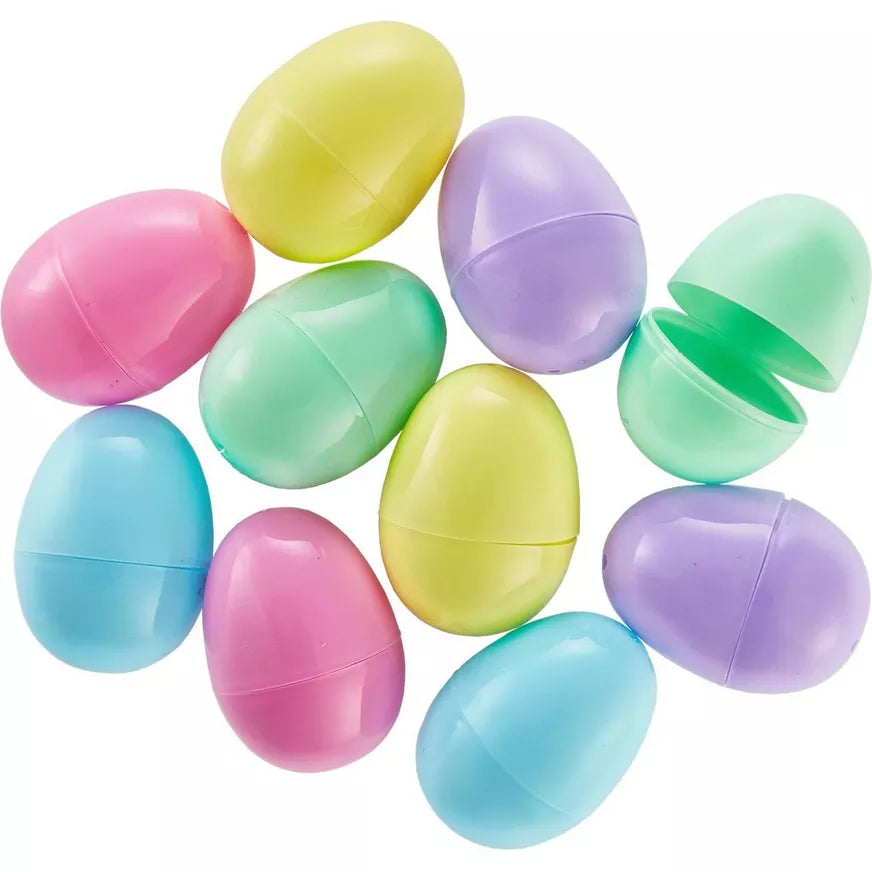 Happy Easter Pastel Colors Small Eggs 12ct