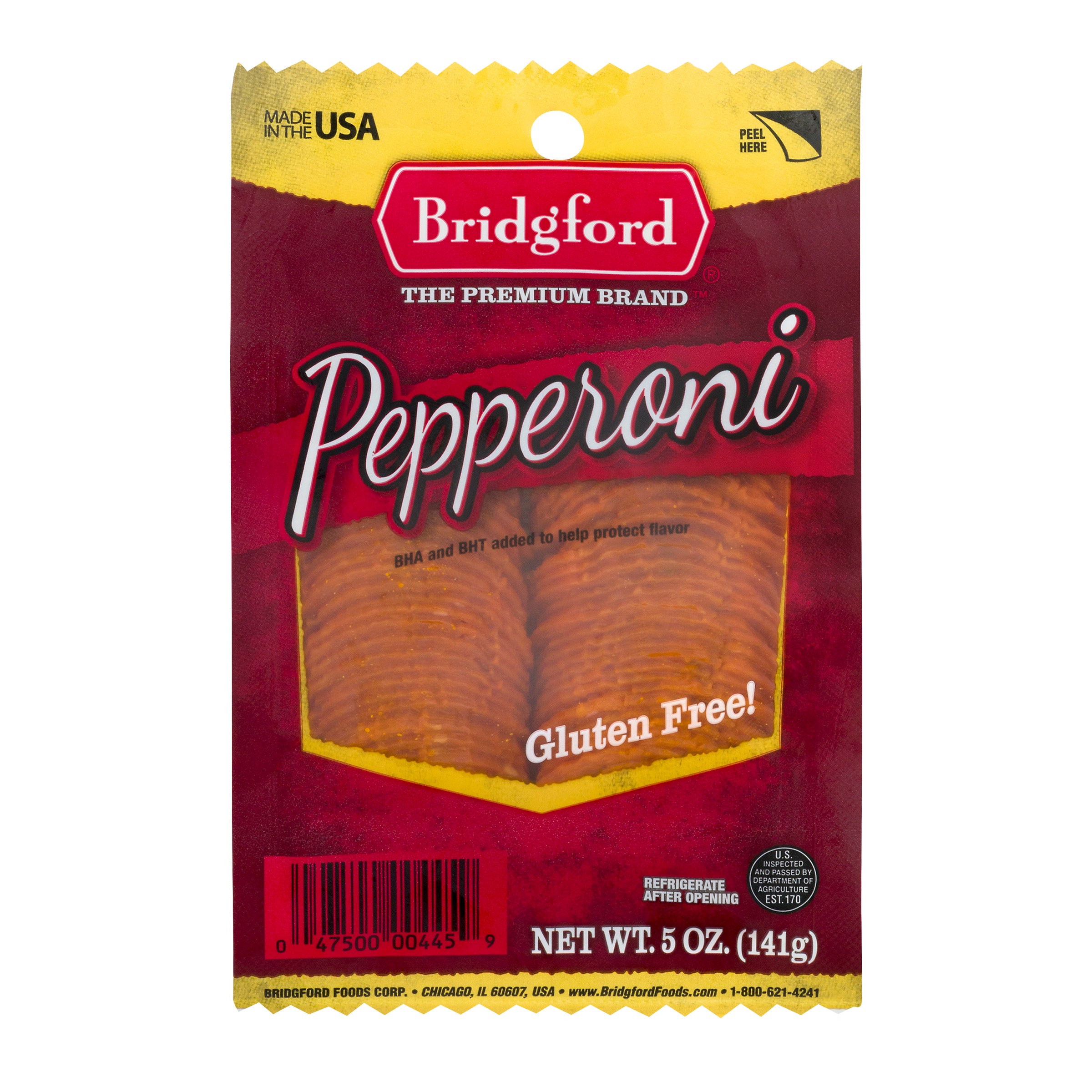 Bridgford Sliced Pepperoni 5oz
