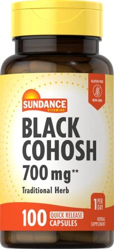 Sundance Black Cohosh 700mg (100 quick release capsules)