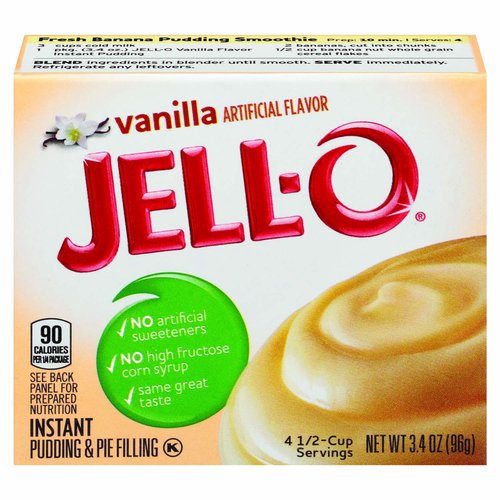 Jell-O Vanilla Pudding 3.4oz