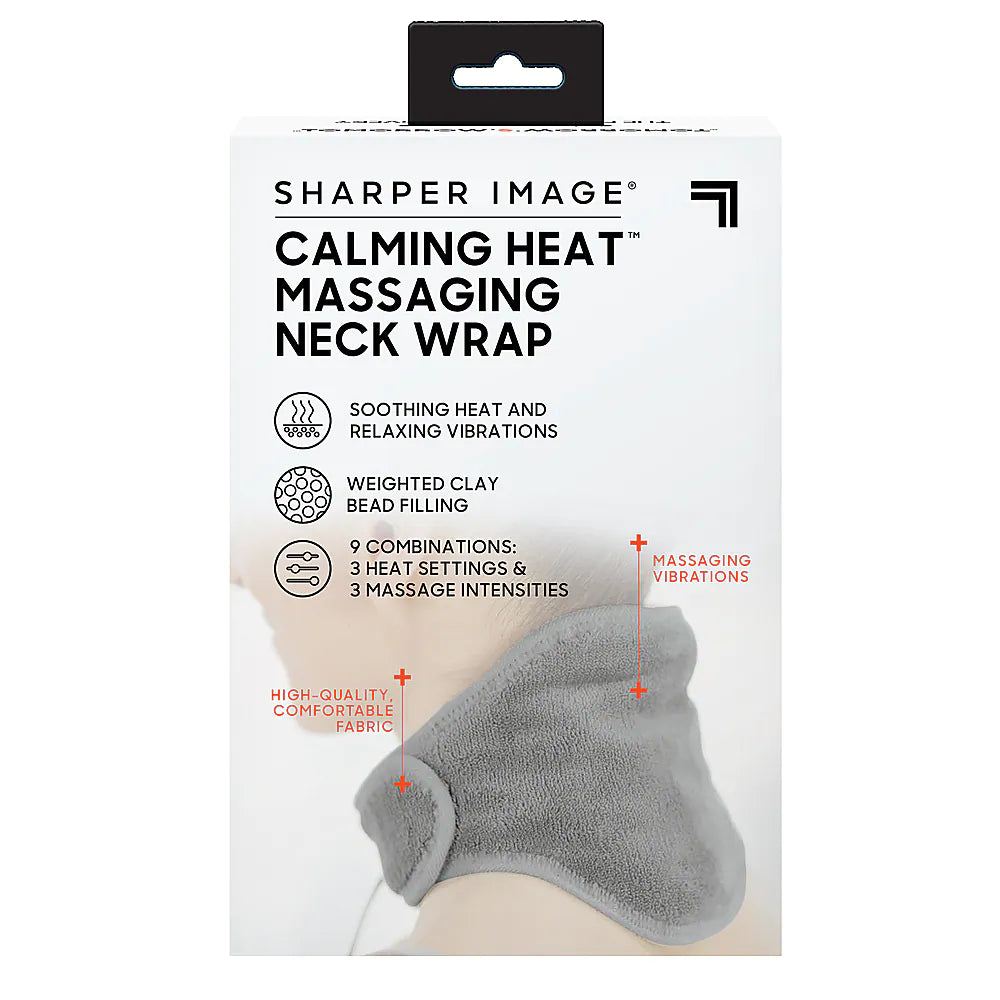 Sharper Image Calming Heat Massaging Neck Wrap