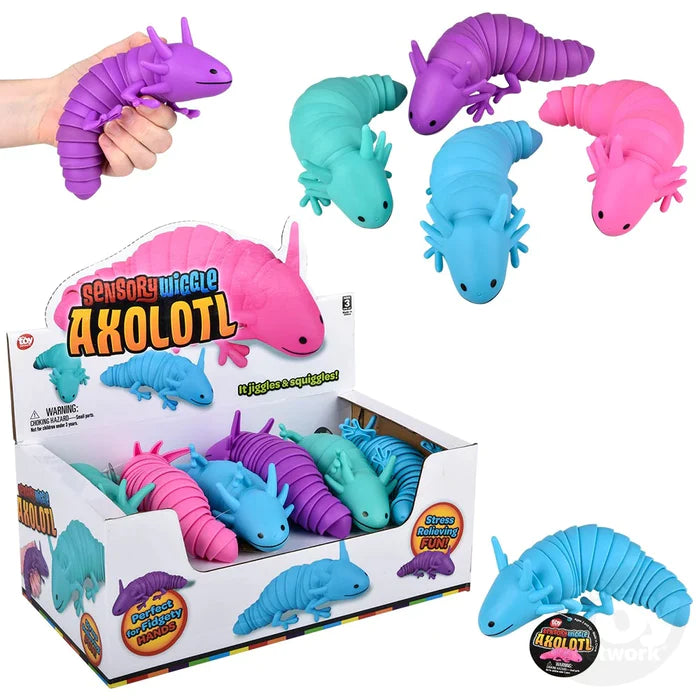 Sensory Wiggle Axolotl Asst 1ct