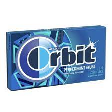 Wrigleys Orbit Peppermint Gum Sugarfree 14pieces