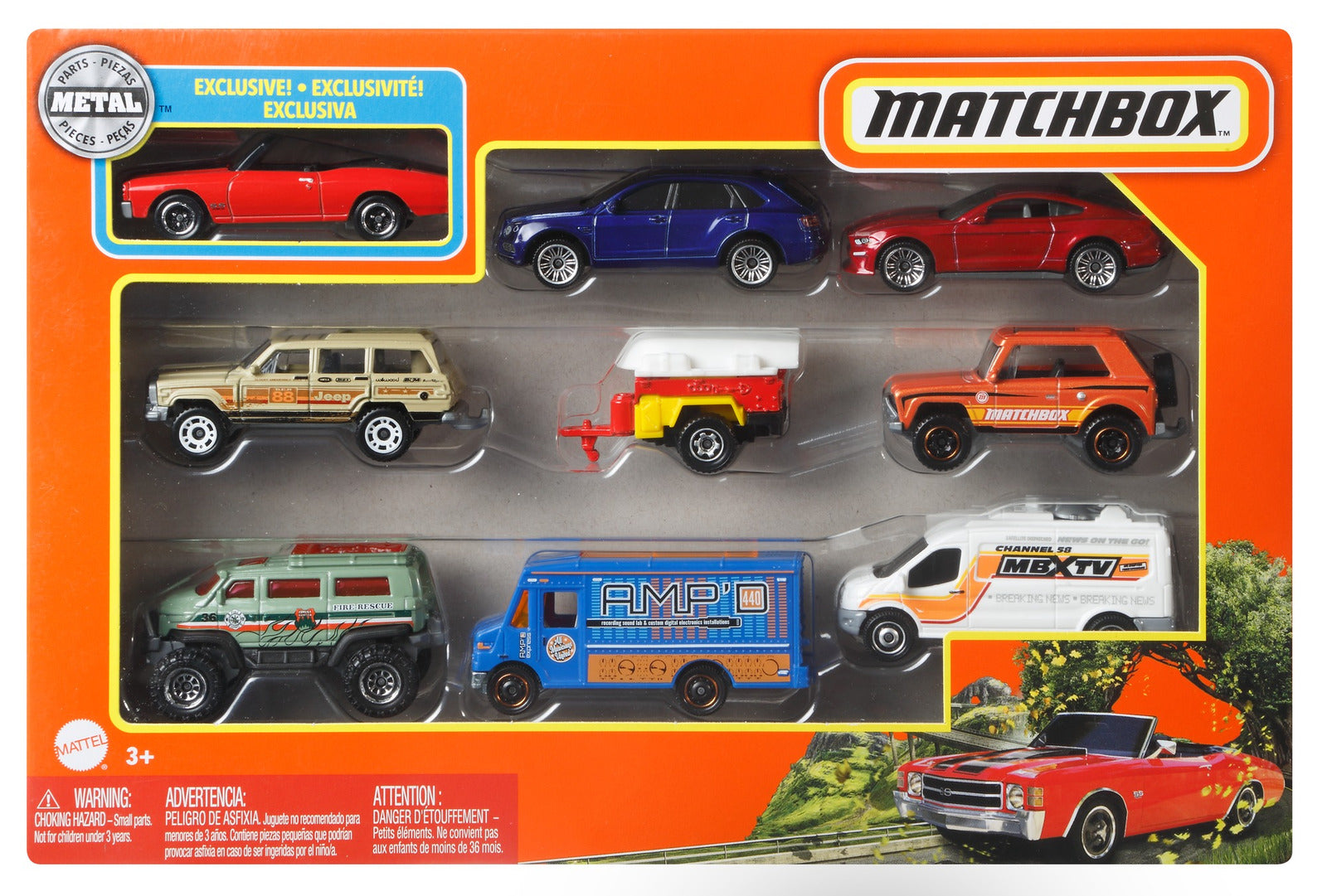 Matchbox 9pack Cars Assorted
