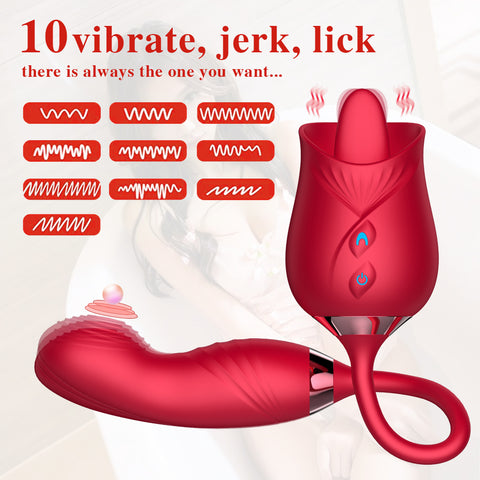 Lick tongue vibrator