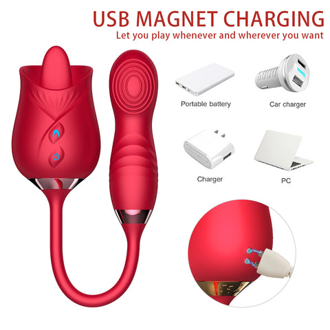 USB recharge tongue vibrator