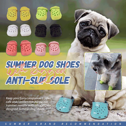 Pet Dog Croc,Summer Puppy Shoes,Candy Colors Sandals with Rugged