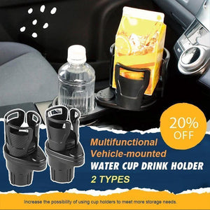 Dual Cup Holder Expander for Car, 2-in-1 Multifunction Car Drink Expander Adapter