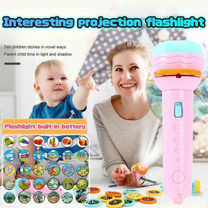 🎅Slide Projector Torch Projection Light