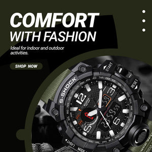 Multifunctional Waterproof Noctilucent Sports Watch