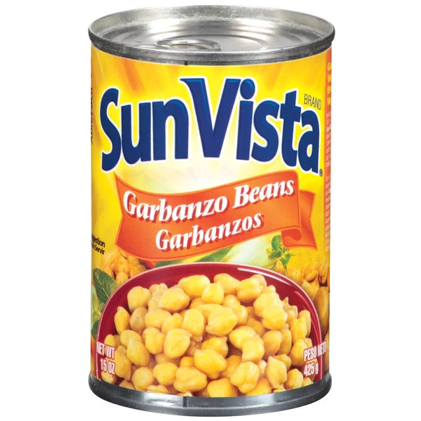 Sunvista Garbanzo Beans 15 oz - Case - 12 Units