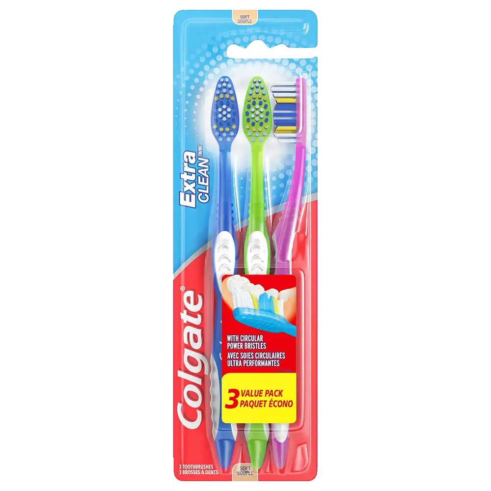 Colgate Extra Clean Full Head Toothbrush soft - Case - 24 Units