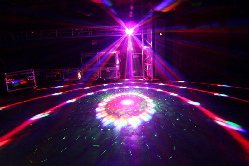 4 in 1 DJ Light, Party light - Beeeye Violet Laser Stroboscopic four in  one. 