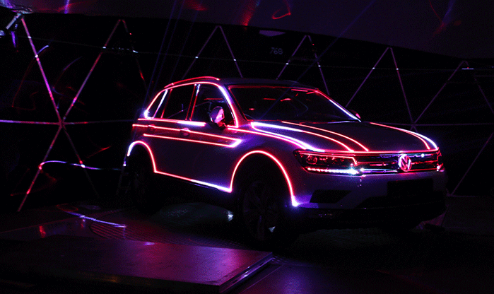 NewFeel Car Laser mapping effect