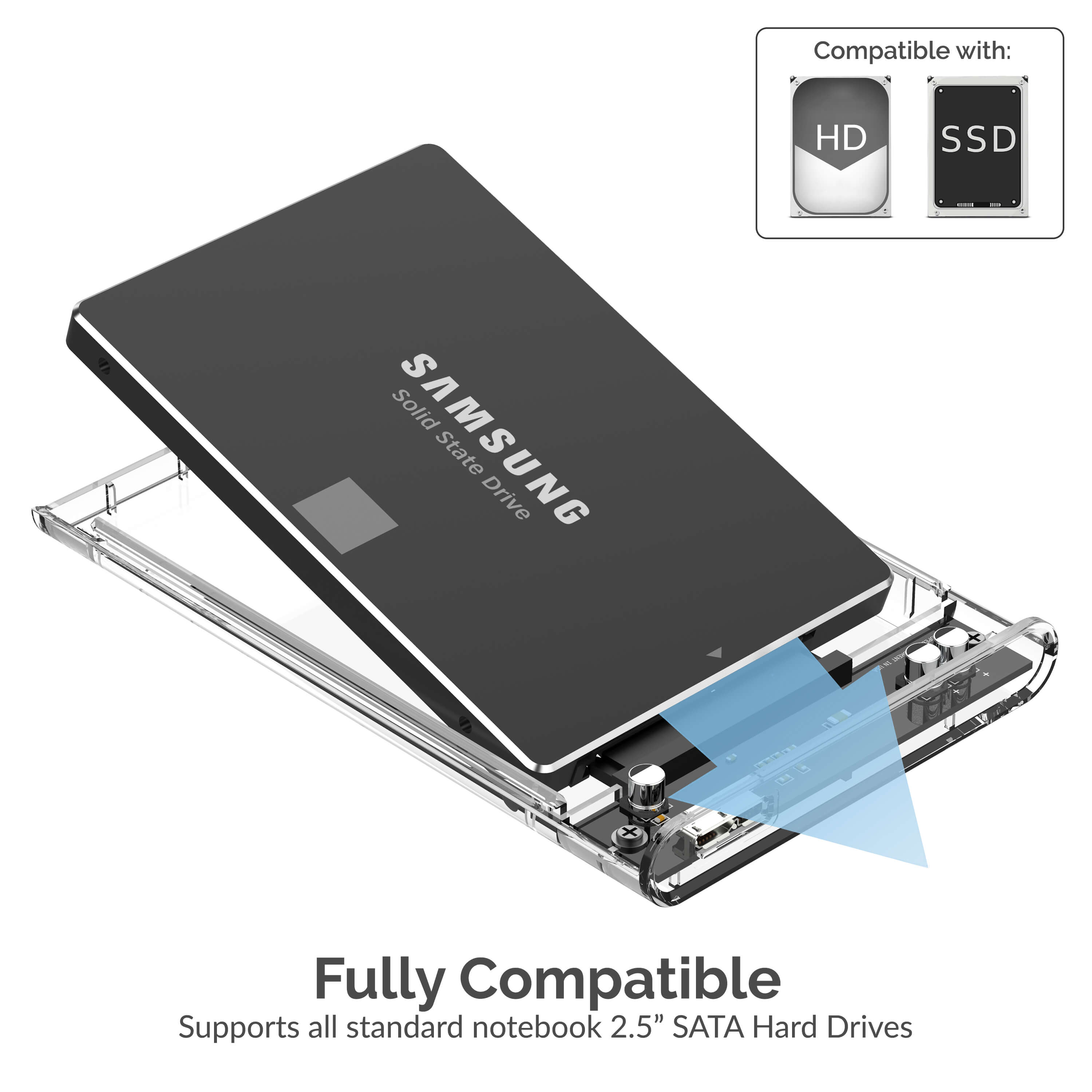 2.5-Inch SATA to USB 3.0 Enclosure