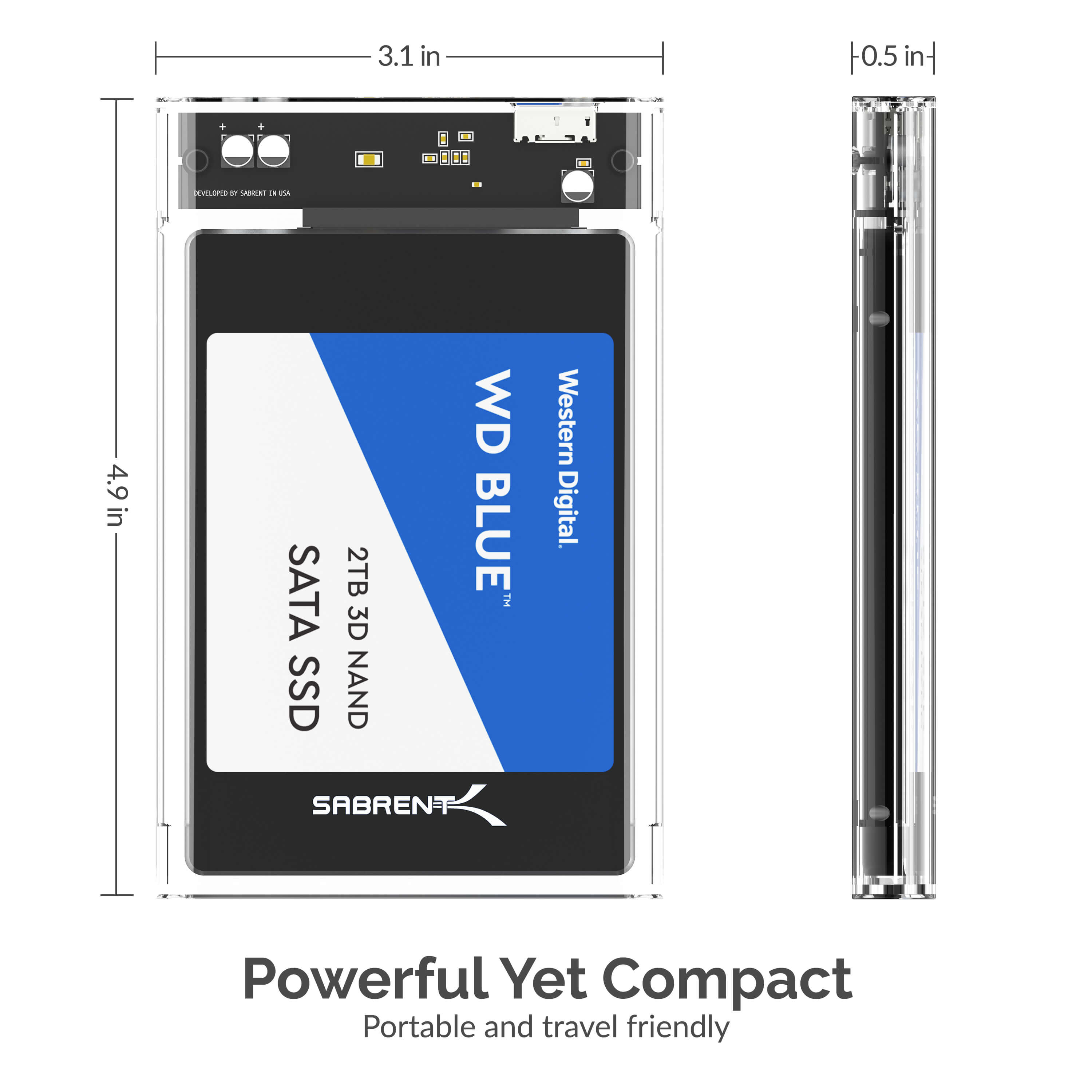 2.5-Inch SATA to USB 3.0 Enclosure