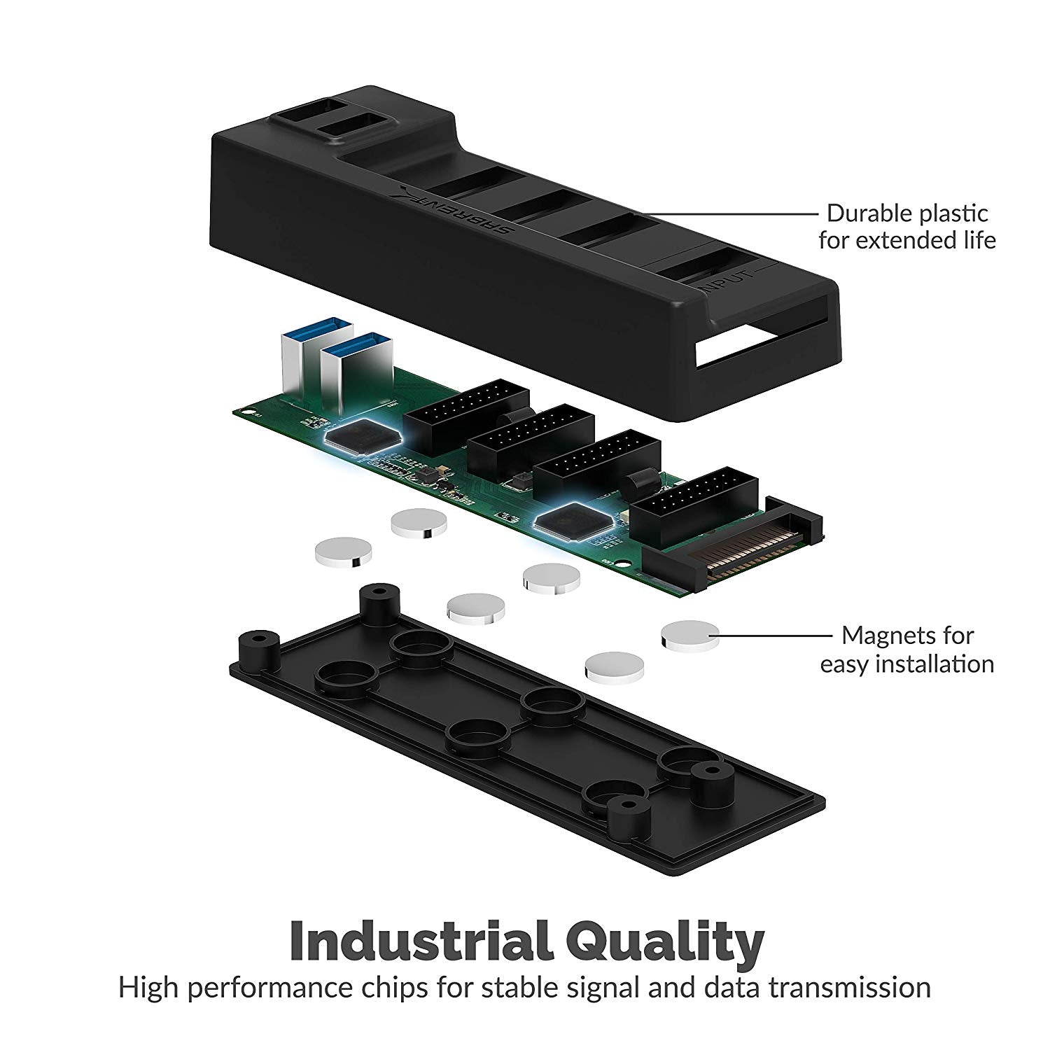 5 Port Internal USB 3.0 Hub Controller