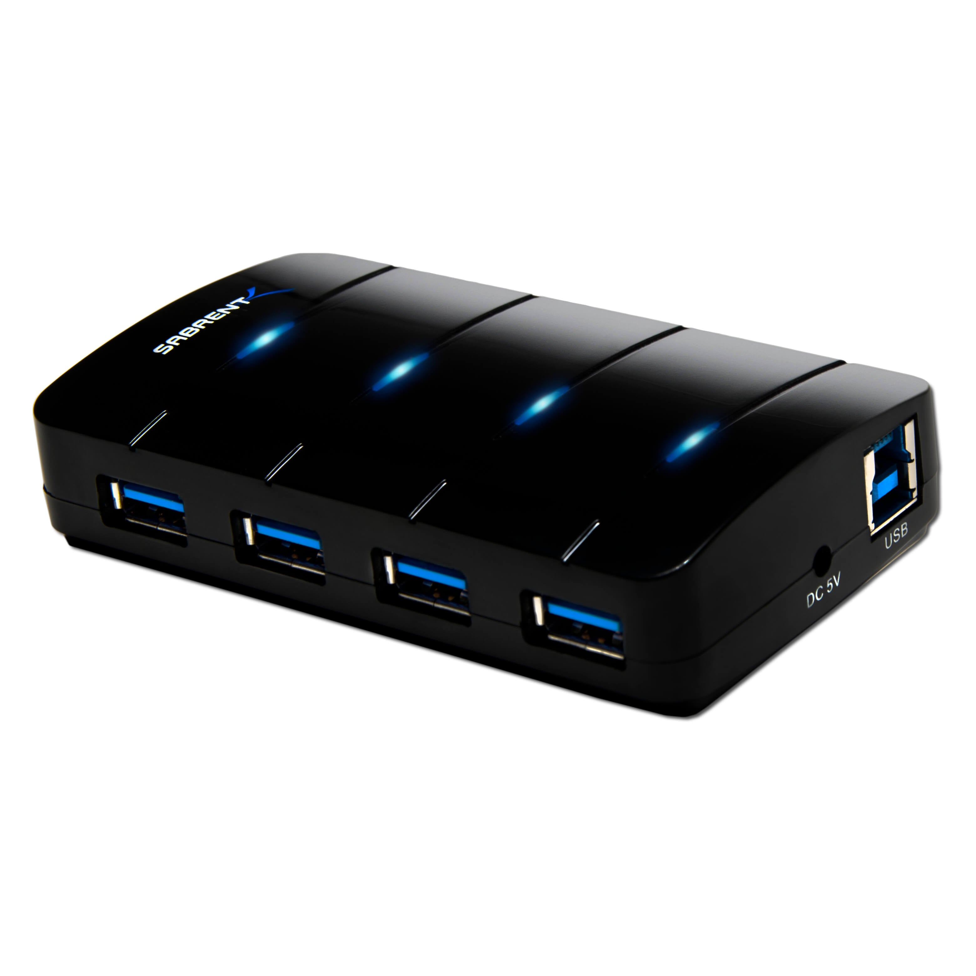 4 Port USB 3.0 Hub with 4A Power Adapter