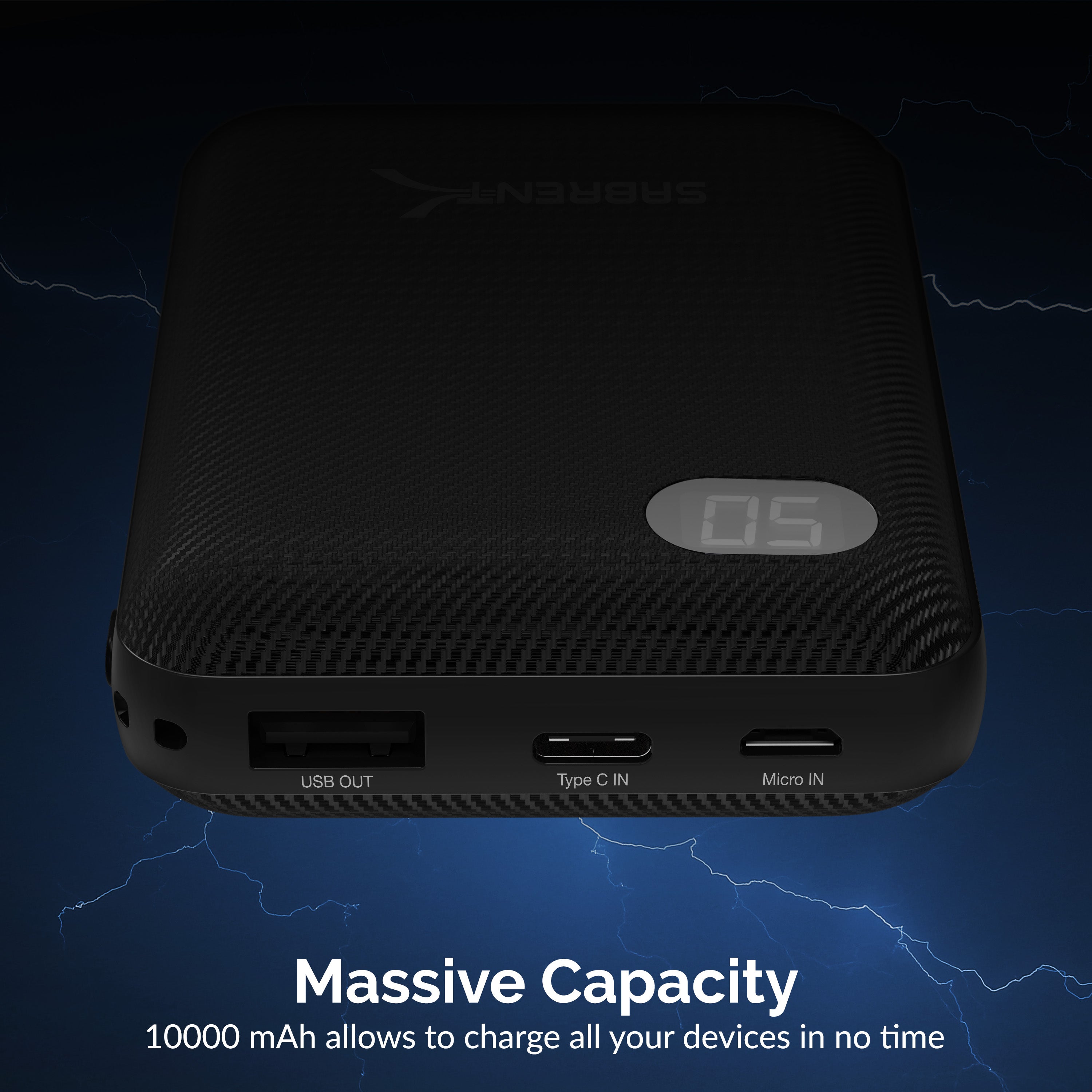 10000 mAh Power Bank USB Type-C