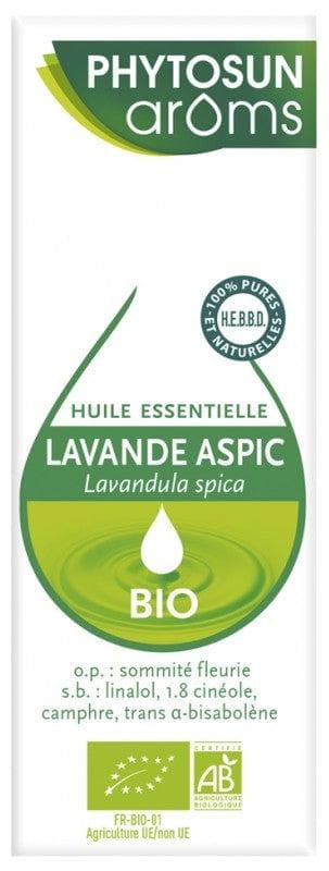 Phytosun Ar?ms Organic Essential Oil Aspic Lavender (Lavandula spica) 10 ml