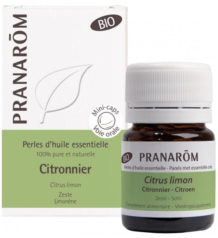 Pranar?m Organic Pearls of Essential Oil Lemon Tree (Citrus limon) 60 Pearls