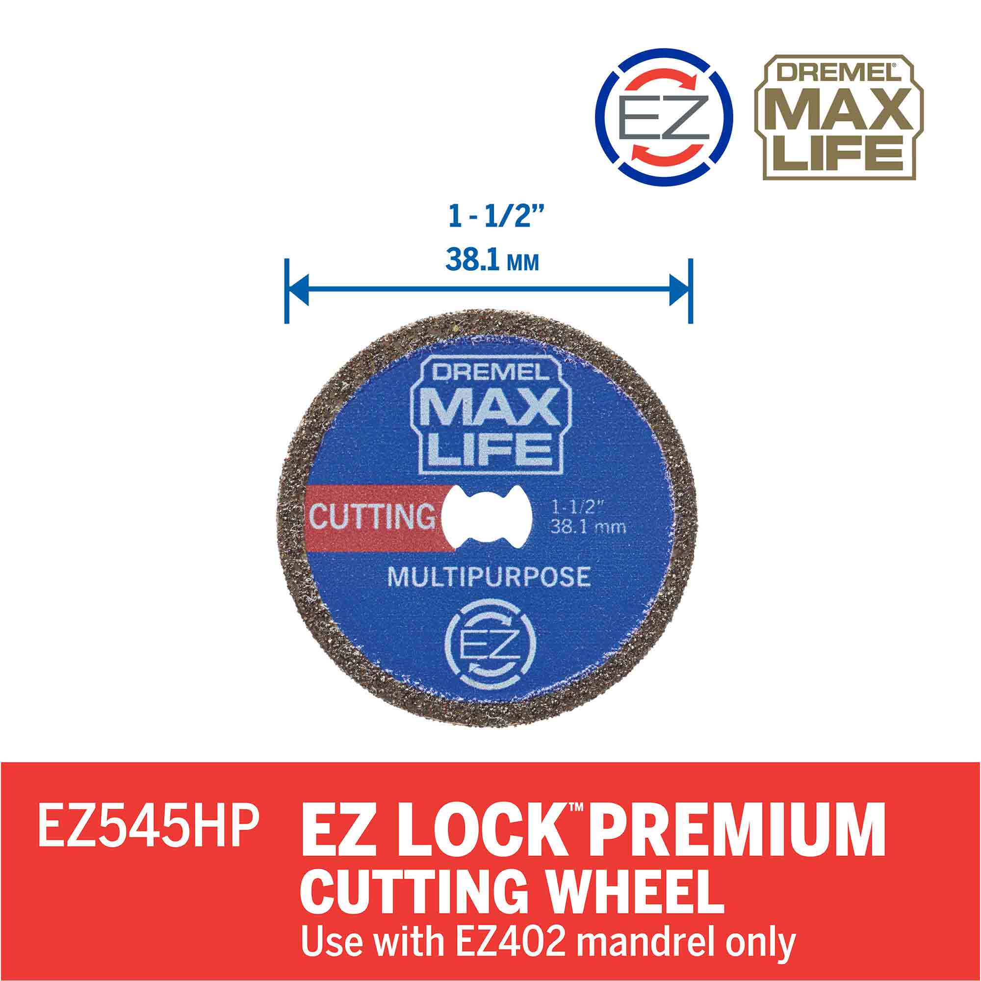 Dremel EZ545HP High Performance EZ Lock Diamond Wheel