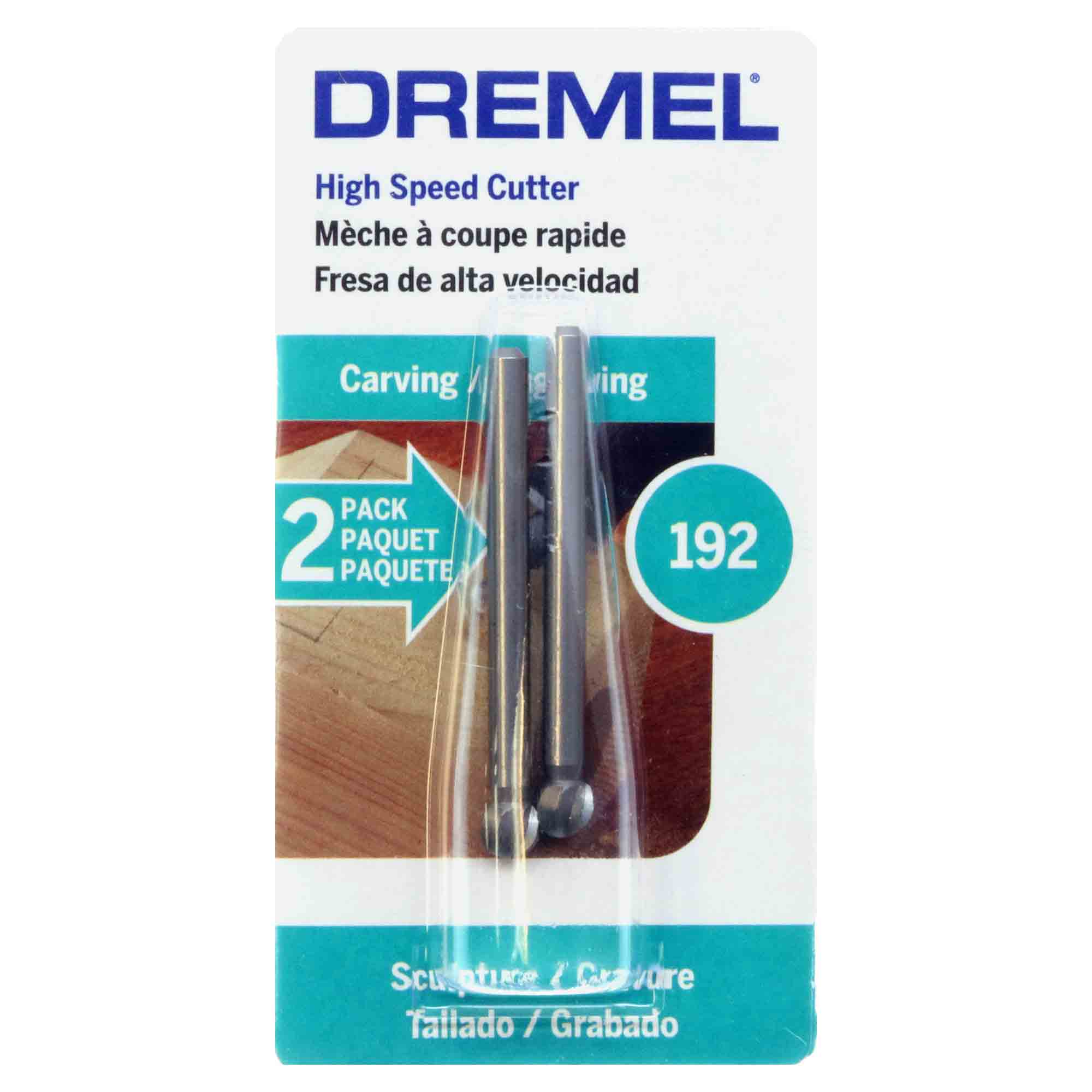Dremel 192 - 2pc 3/16 inch ROUND HSS Cutter