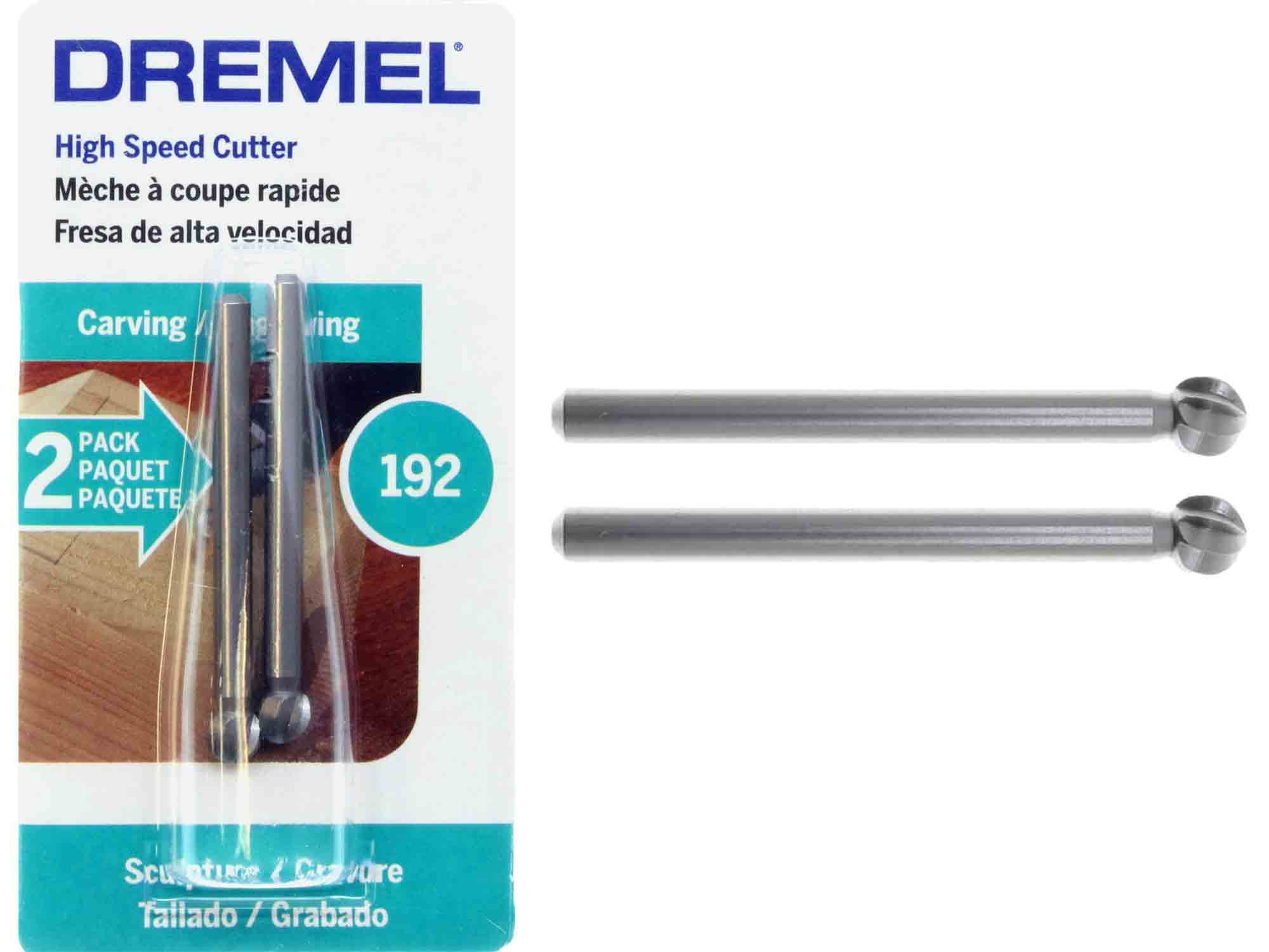 Dremel 192 - 2pc 3/16 inch ROUND HSS Cutter